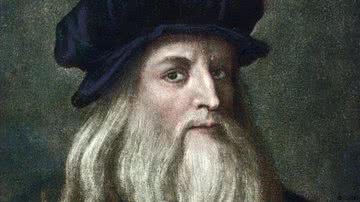 Pintura do rosto de Leonardo da Vinci - Reprodução / Wikimedia Commons