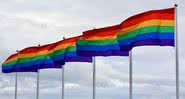 Fotografia mostrando bandeiras simbólicas do orgulho LGBT - Divulgação/ Pixabay