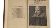 A cópia do primeiro fólio de William Shakespeare leiloada - Divulgação/Christie's