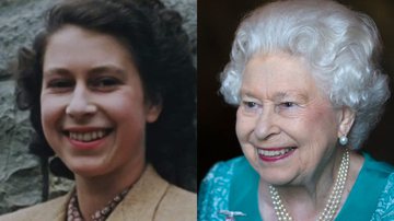 A rainha Elizabeth II em diferentes fases - Reprodução/Vídeo/Youtube/The Telegraph e Getty Images