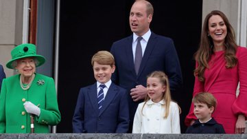 Elizabeth II ao lado de familiares - Getty Images