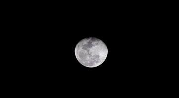 Impressionante imagem da Lua em transição para a fase cheia - Divulgação/Amilcar Lima