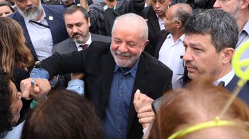 O candidato Luis Inácio Lula da Silva, do PT - Getty Images