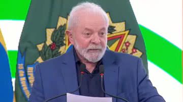 Presidente Lula durante pronunciamento sobre lei beneficiária para herdeiros de internados por hanseníase - Reprodução/Vídeo/YouTube/@uol