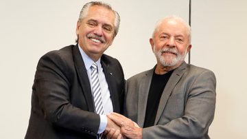 Alberto Fernández, presidente da Argentina, e Luiz Inácio Lula, presidente do Brasil - Getty Images