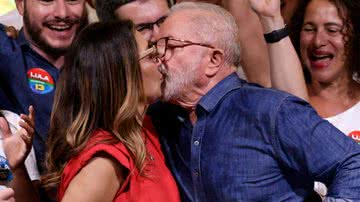 Lula e Janja durante cerimônia da vitória da corrida presidencial - Getty Images