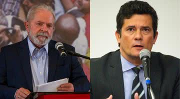 Fotografias de Lula e Moro, respectivamente - Getty Images