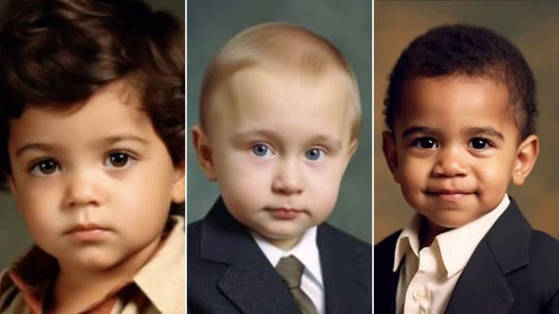 Lula, Putin e Obama bebês - Reprodução/video