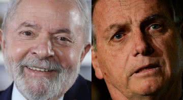 Montagem mostrando Lula e Bolsonaro - Divulgação / Instagram/ @lulaoficial/ Getty Images