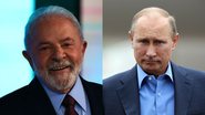 Lula (à esqu.) e Putin (à dir.) - Getty Images