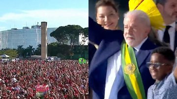 Registros da cerimônia de posse de Lula - Reprodução/Vídeo