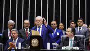 Lula durante a cerimônia de posse - Pablo Valadares /Câmara dos Deputados