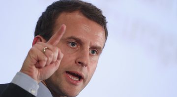 Emmanuel Macron em 2017 - Getty Images
