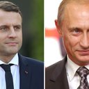 Emmanuel Macron e Vladimir Putin - Getty Images