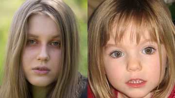 Montagem comparando a jovem alemã Julia Faustyna (esq.) e a garota britânica desaparecida Madeleine McCann (dir.) - Reprodução/Instagram/@iammadeleinemccan