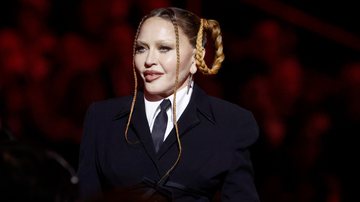 Madonna durante discurso no Grammy 2023 - Getty Images