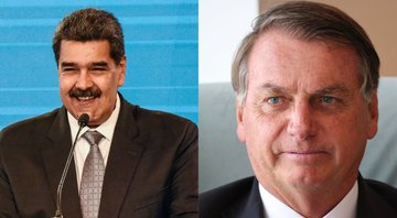 Nicolás Maduro e Jair Bolsonaro - Getty Images