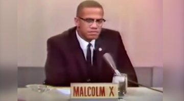 Malcolm X durante participação no programa de TV "City Desk" em 1963 - Divulgação / YouTube / reelblack