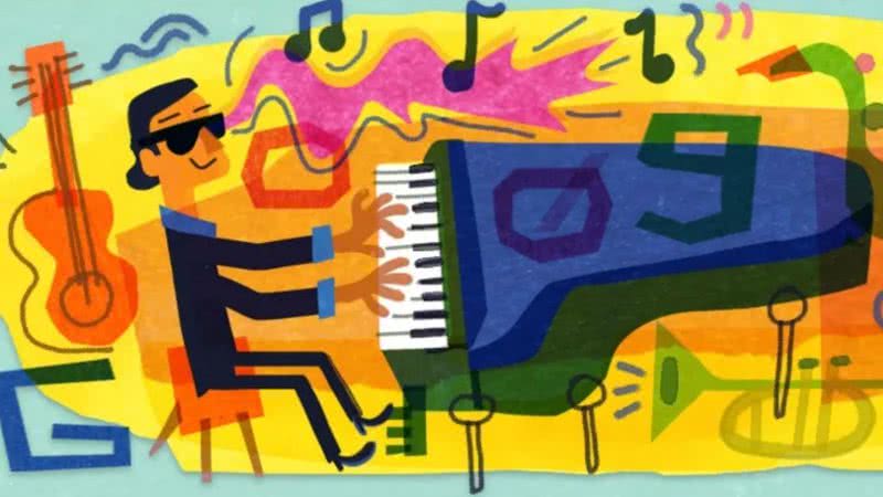 Doodle do pianista Manfredo Fest