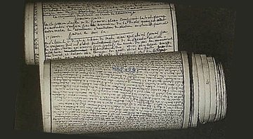 Fotografia registra manuscritos de “Os 120 Dias de Sodoma” - Wikimedia Commons