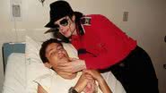 Márcio ao lado de Michael Jackson - Arquivo Pessoal
