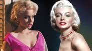 Montagem contendo Marilyn Monroe e Ana de Armas caracterizada - Divulgação / Netflix / Kimblim