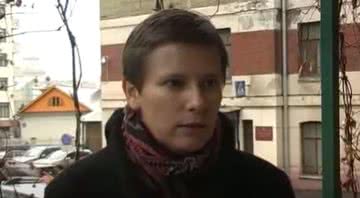 A ativista Marina Litvinovich em 2009 - Divulgação/Youtube/yukoscase