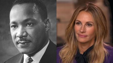 Martin Luther King Jr. (à esqu.) e Julia Roberts (à dir.) - Domínio Público e Reprodução/Vídeo