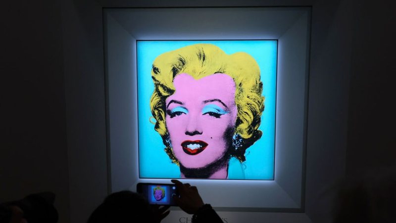 "Shot Sage Blue Marilyn" de Andy Warhol (1964)