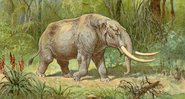 Ilustração de um mastodonte - Wikimedia Commons
