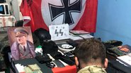 Itens nazistas apreendidos em casa no Rio Grande do Sul - Divulgação/ Polícia Civil