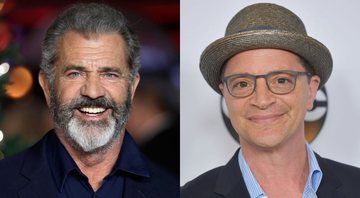 Os atores Mel Gibson e Joshua Malina - Getty Images