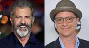 Os atores Mel Gibson e Joshua Malina - Getty Images