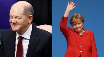 Olaf Scholz e Angela Merkel - Getty Images