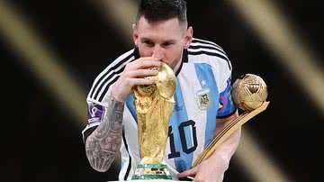 O camisa 10 da seleção argentina Lionel Messi - Getty Images