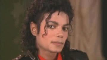 O cantor Michael Jackson durante entrevista - Reprodução/Vídeo