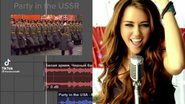 O vídeo que mistura a música de Miley Cyrus com canção da URSS - Reprodução/Vídeo/Youtube