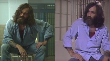 O lunático Charles Manson retratado em 'Mindhunter' e na realidade - Reprodução/Vídeo