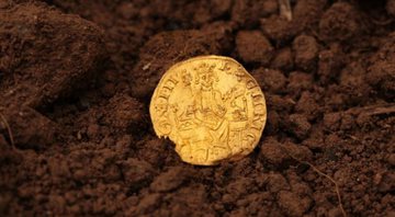 A moeda medieval encontrada na Grã-Bretanha - Divulgação/Spink & Son