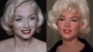 Montagem mostra Ana De Armas interpretando Marilyn Monroe - Reprodução/Vídeo/YouTube e Netflix