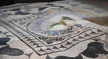 Mosaico encontrado em Roma - Divulgação/Domus Aventino