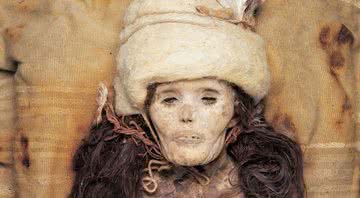 Múmia de mulher descoberta na Bacia de Tarim, China - Divulgação/Wenying Li, Xinjiang Institute of Cultural Relics and Archaeology