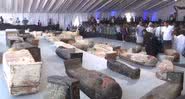 Caixões descobertos no Egito - Divulgação - Youtube
