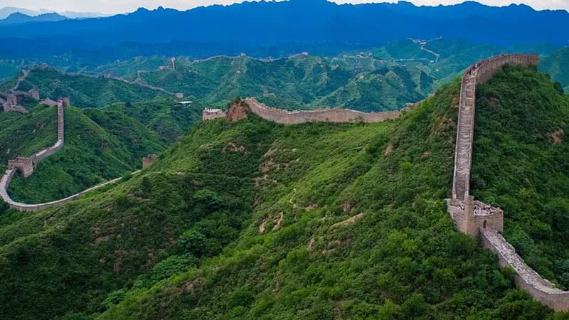 Grande Muralha da China vista de cima