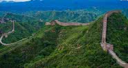 Grande Muralha da China vista de cima - Divulgação/Wikimedia Commons/Severin.stalder