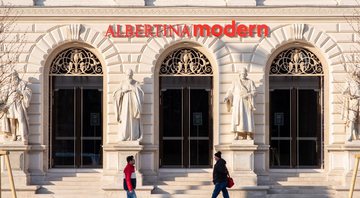 Parte da frente do Museu Albertina, um dos mais prestigiosos da Áustria - Getty Images