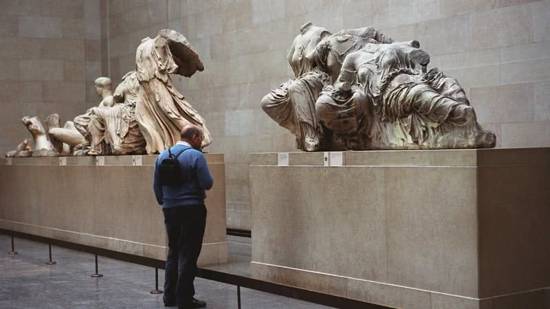 Foto mostra o interior do Museu Britânico - Getty Images