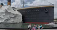 Fotografia da atração baseada no Titanic - Divulgação/ Facebook/ Titanic Museum Attraction