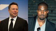 Elon Musk e Kanye West, respectivamente - Getty Images