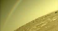 Imagem do arco-íris captado em Marte - Divulgação/NASA